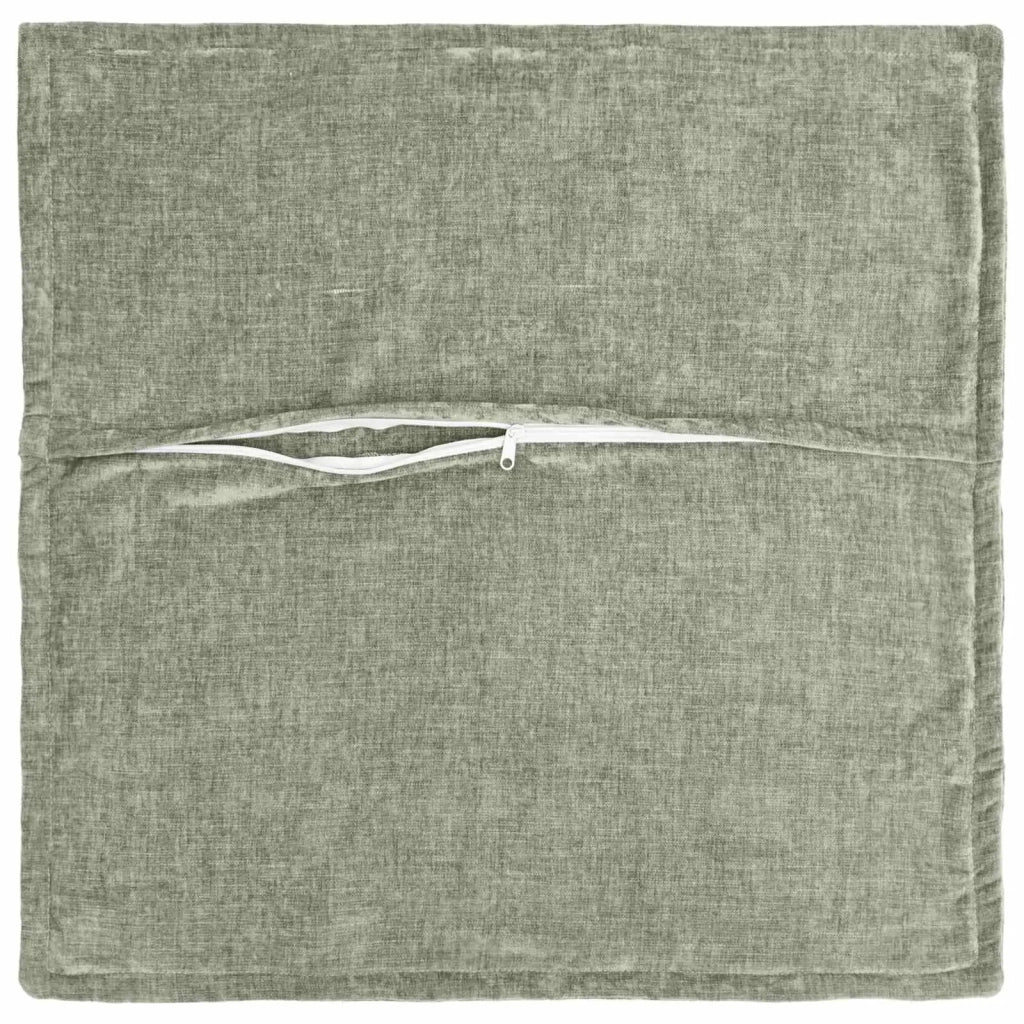 Federa 6 pz HOUTEN Verde 30 x 30 cm Tessuto Chenille 915872