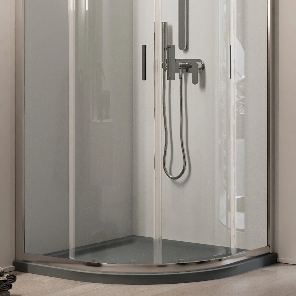 Box Doccia Semicircolare 90x90 H185 Trasparente 6mm mod. Ready