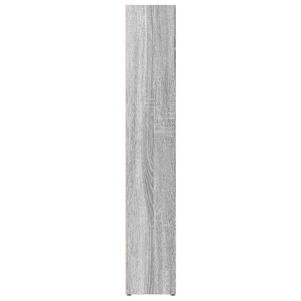 Mobili Porta CD 2pz Grigio Sonoma 21x16x93,5 Legno Multistrato 815319