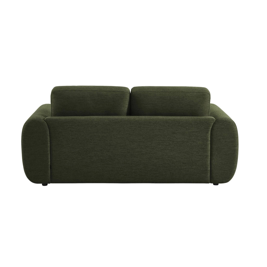 Divano in tessuto, 2 posti, verde kaki