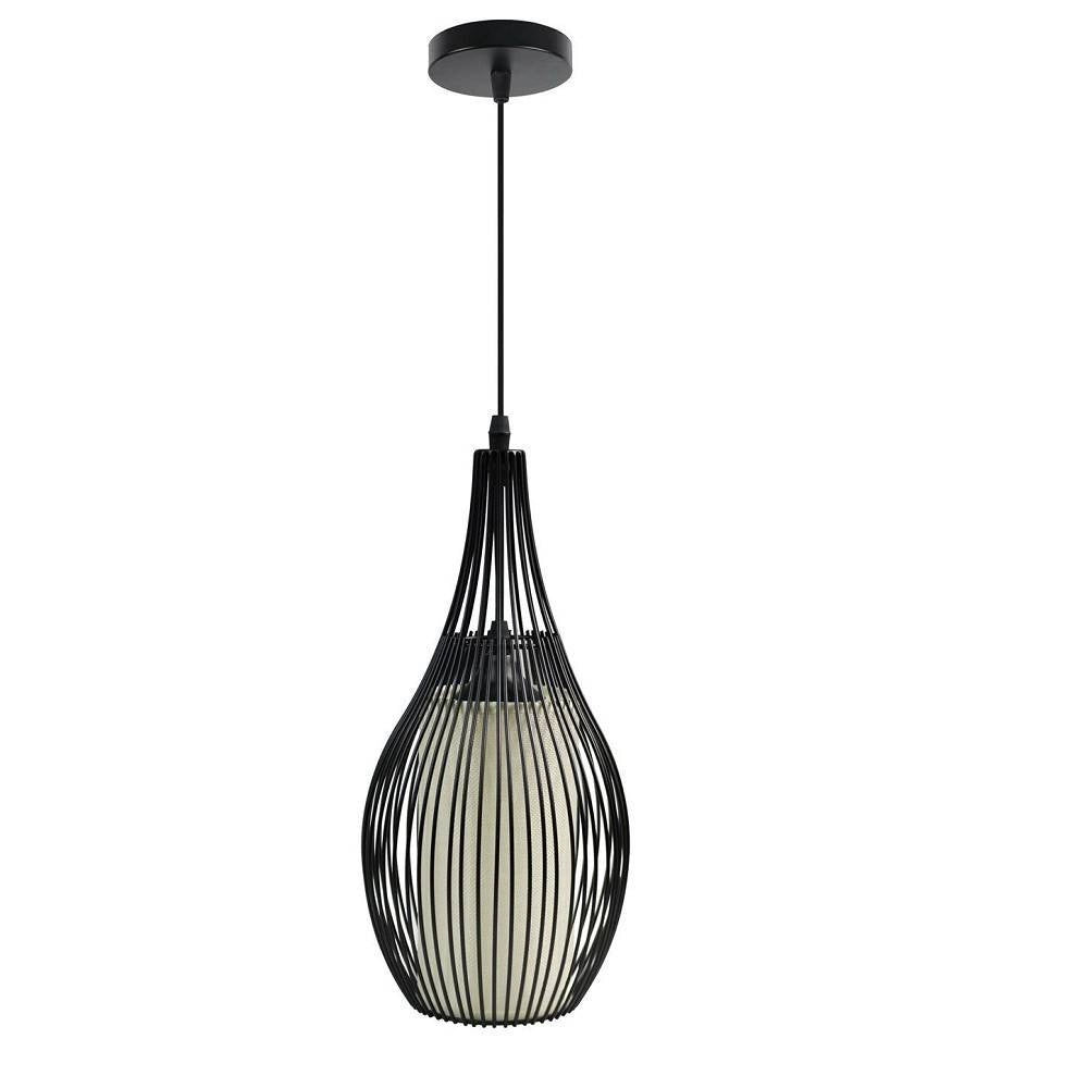 Trade Shop - Lampadario Sospeso Ovale Pendente A Sospensione Moderno E27 Plafoniera B19 -