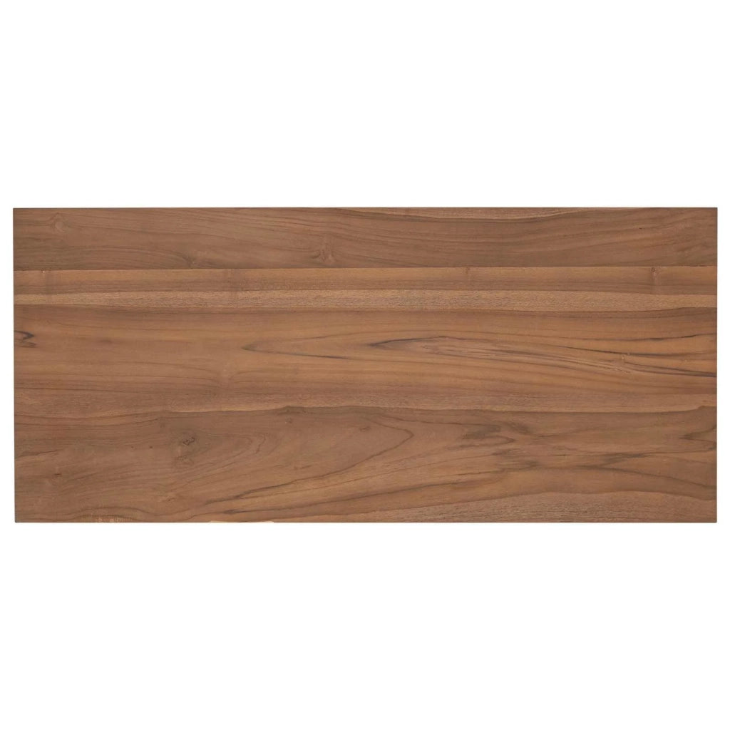 Scrivania Naturale Legno di teak solido 100 x 45 x 75cm 42026899