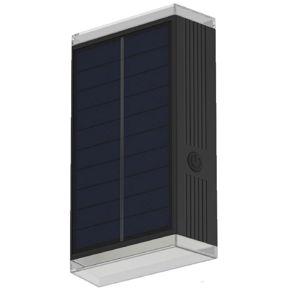 Trade Shop - Applique Solare 2 Watt Doppia Emissione Di Luce Tecnologia Cct Switch Ip54 Yh0630-3c -