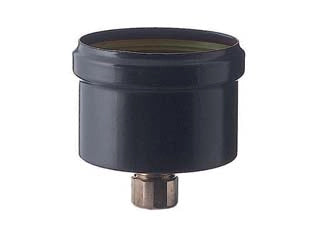 TAPPO SCARICO CONDENSA PER STUFE A PELLET NERO OPACO  ø cm.8, mm.1,2    SAVE