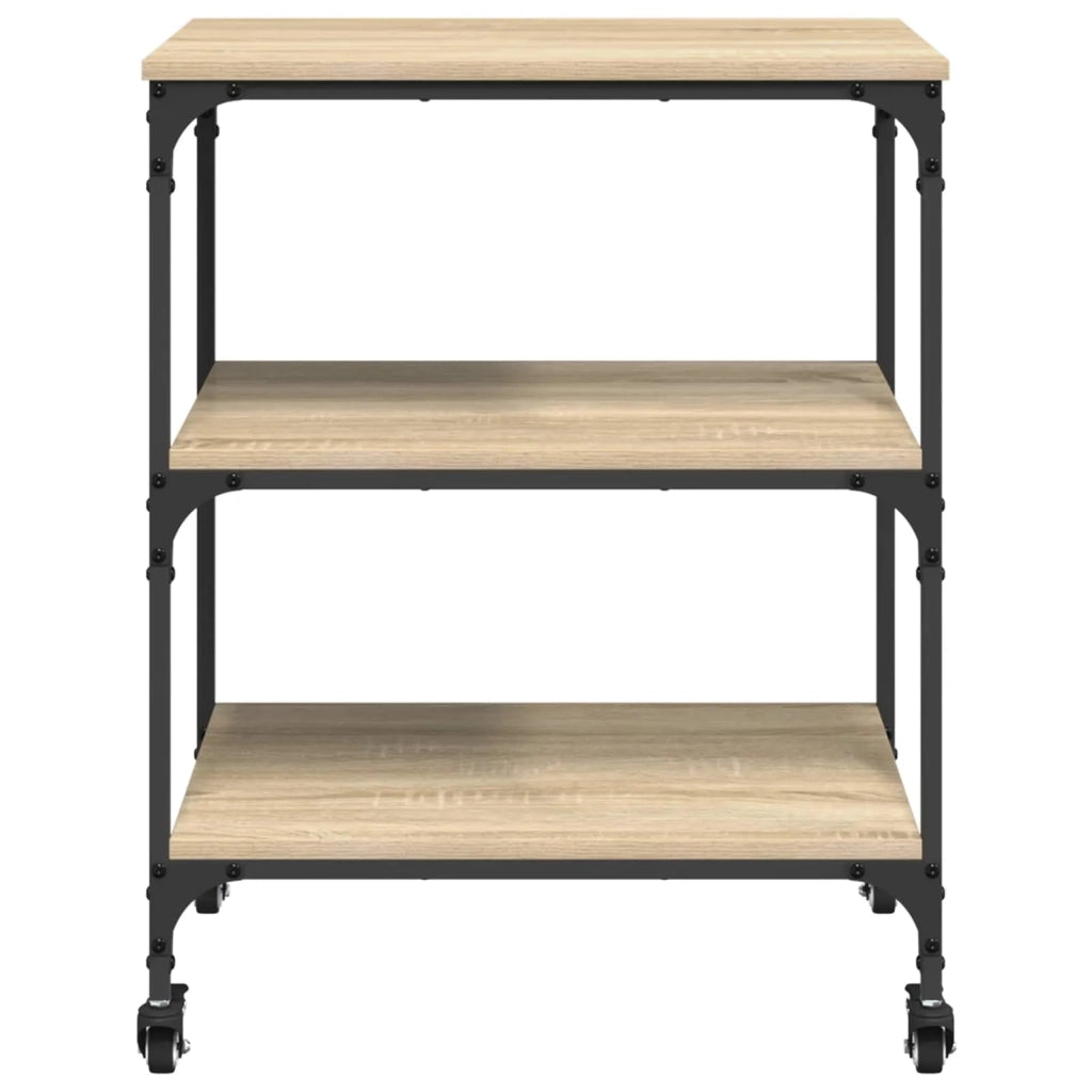 Carrello da Cucina Rovere Sonoma 60 x 41 x 76 cm