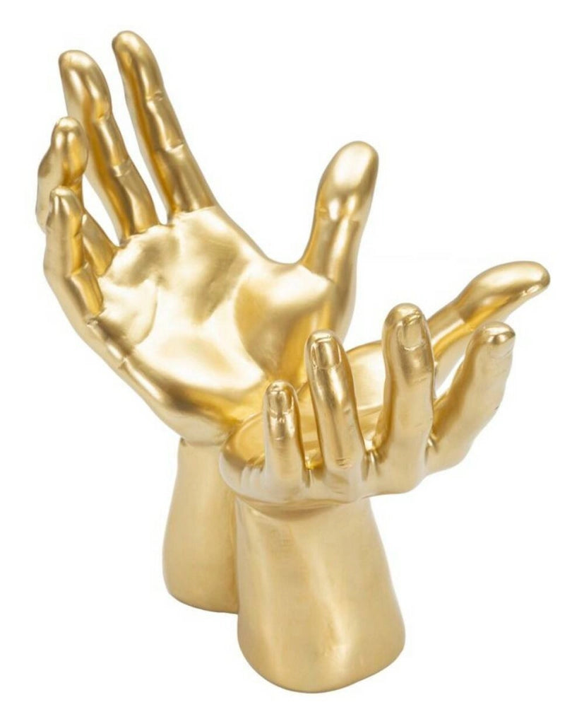 Oggettistica Arabica, Complemento d'arredo, Articolo decorativo, Accessorio d'arredo, 25x15 h24 cm, Oro
