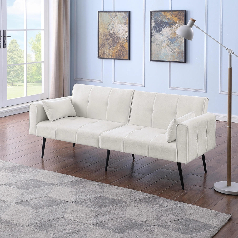 Divano letto futon - Xylo - 2 posti, schienale regolabile