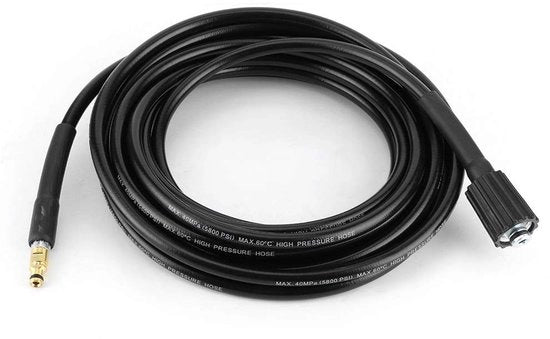 Serpentina per alta pressione 40 MPa - Gomma - 6/8/10/15 metro - Resistente agli abrasivi - Adatto per K2/K3/K4/K5 - Alta resistenza alla trazione - Serpentina per auto.