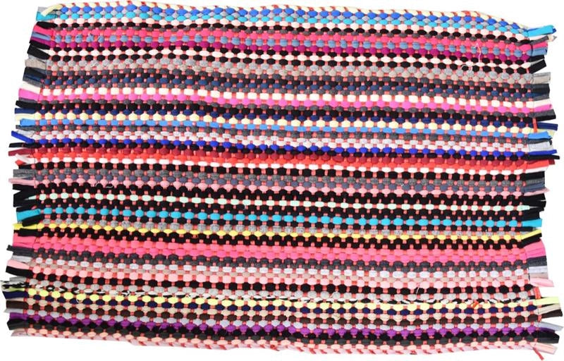 MA MAISON TAPPETINO MILLE RIGHE MULTICOLOR 55X33 CM ZERBINO IN TESSUTO MULTIUSO