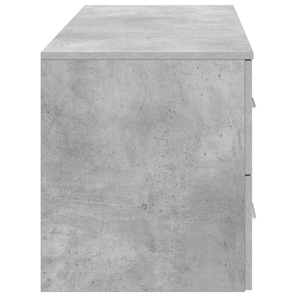 Set di mobili per il bagno 2 pz Grigio Cemento 3404019