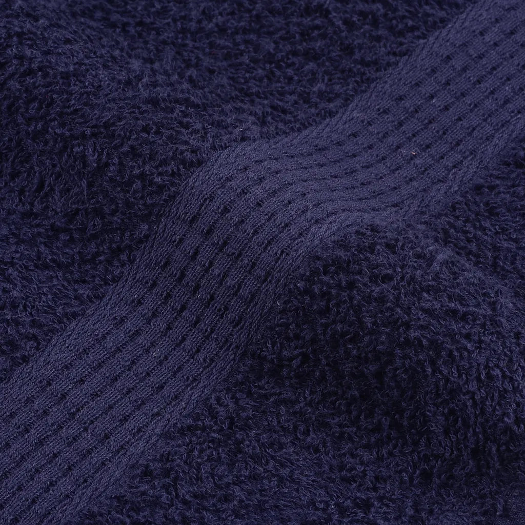 vidaXL Set Asciugamani 12 pz Blu Navy 360 gsm 100% Cotone