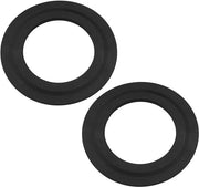 Pacco di Spiega Toilette 2x - Anello di Gomma Sigillante - Diametro Interno 43mm - Diametro Esterno 71mm - Spessore 3mm - Materiale Resistente