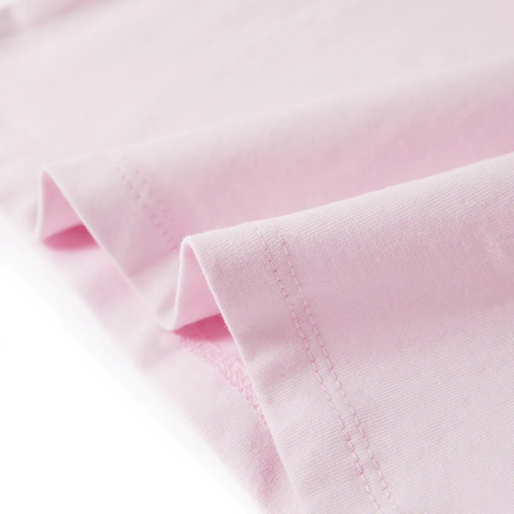 Maglietta da Bambina Maniche Aletta Rosa Tenue 116 10831