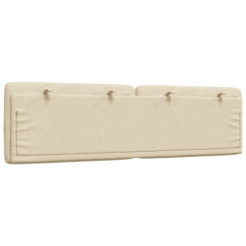 Cuscino Testiera-Cuscino per Testiera Crema 180 cm in Tessuto