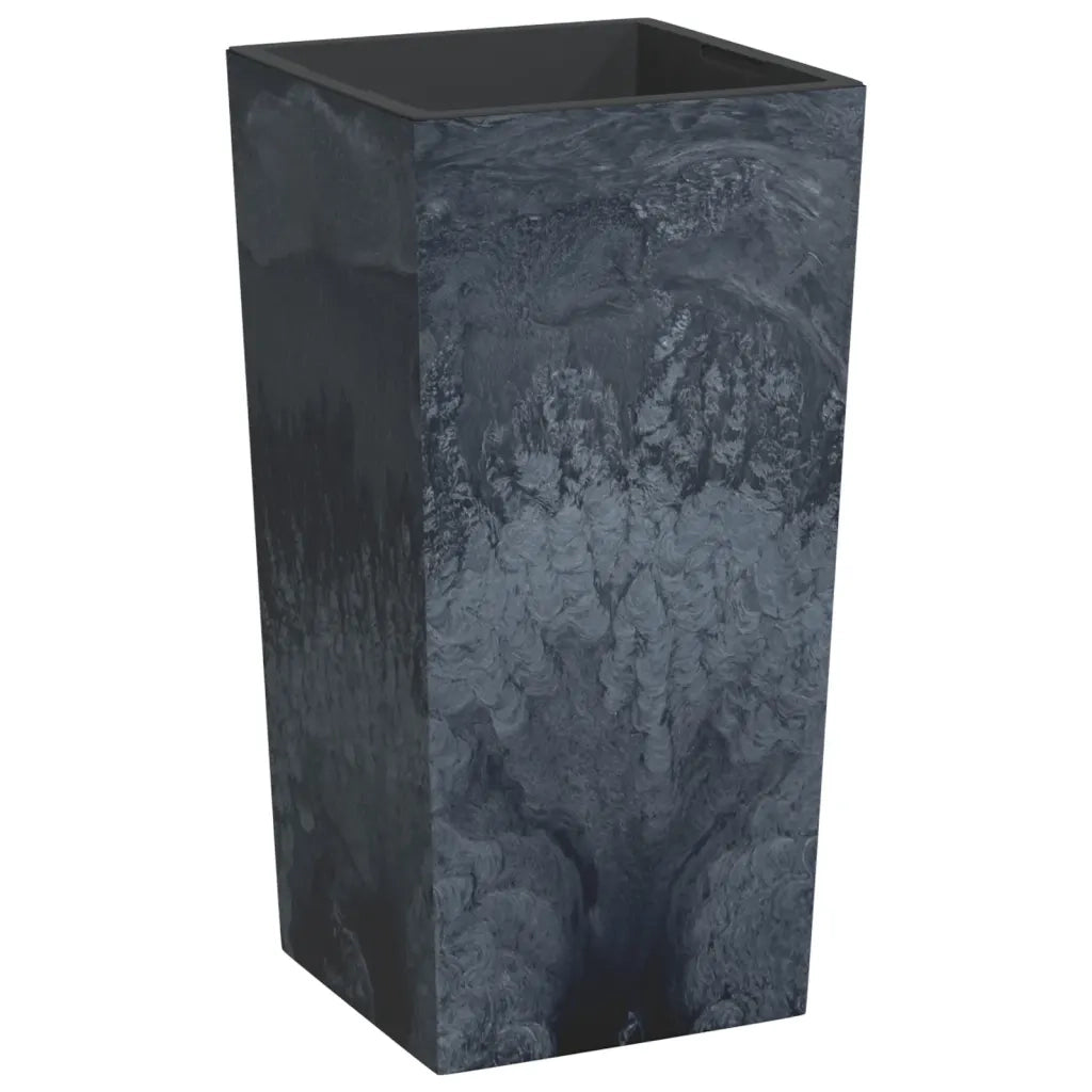 Fioriera | Cassetta per fiori | Vaso con Interno Rimovibile Antracite 21/49 L PP Cemento