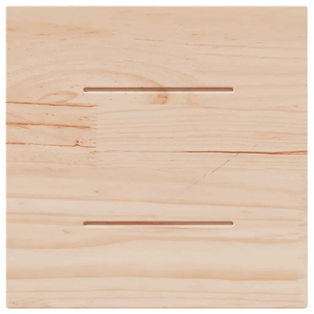 Piano Tavolo | Superficie Tavolo | Piano Scrivania 40x40x1,7 cm Quadrato in Legno Massello di Pino