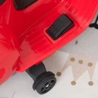 Moto Elettrica per Bambini con Licenza Ufficiale Vespa Batteria 6V, Fari e Clacson, per Bimbi da 18-36 mesi, Rosso, 66.5x38x52cm