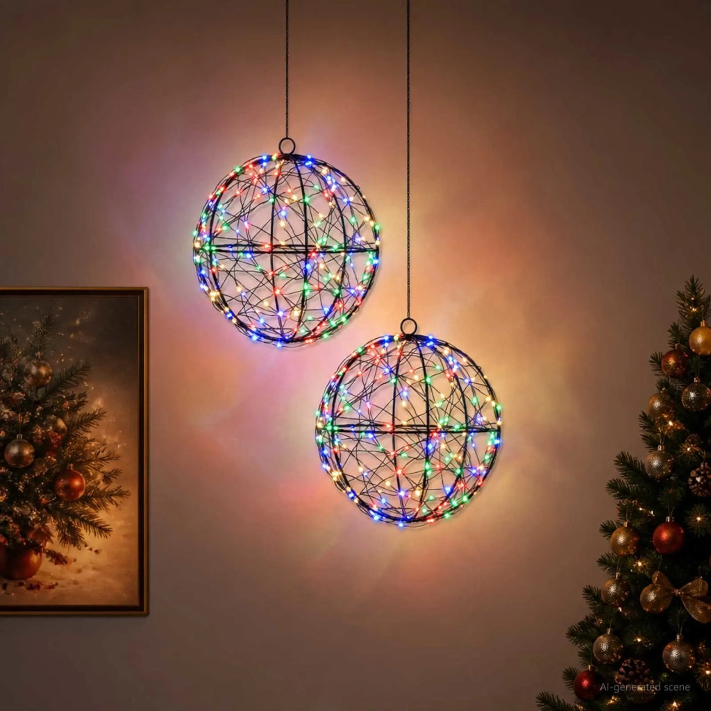 Luce a punta di Natale 2 pz 400 LED Multicolore 42049797
