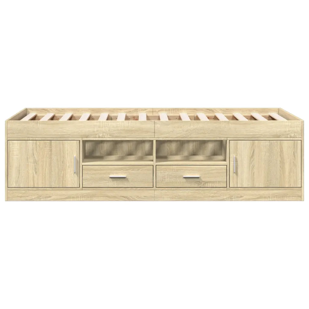 Divano Letto con Cassetti senza Materasso 75x190 cm 3280260