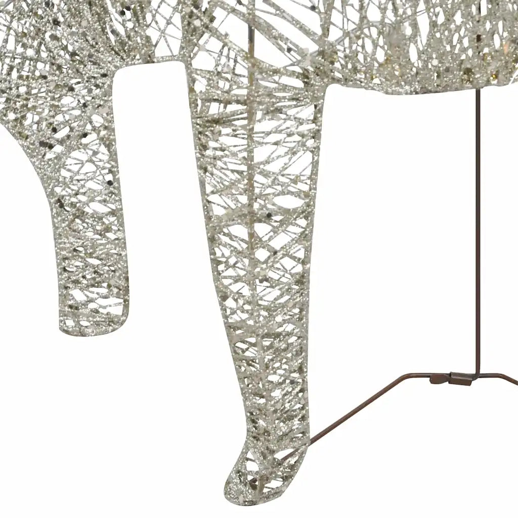 Renne di Natale 2 pz Oro 40 LED