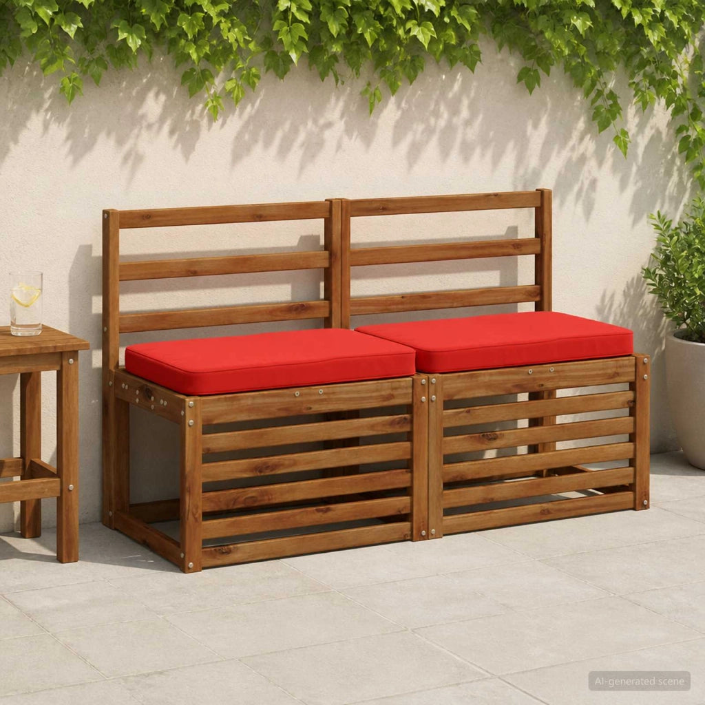 Cuscini per Panchina a 2 Pezzi VUGHT 2 pcs 100% Poliestere 951045
