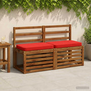 Cuscini per Panchina a 2 Pezzi VUGHT 2 pcs 100% Poliestere 951045