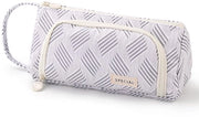 Etui per ragazze, etui per penne, grande capacità per adolescenti, etui per scuola e ufficio (grigio diamante)