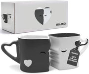 Set di tazze da caffè / 2 pezzi di tazze di peluche ceramica in scatola regalo