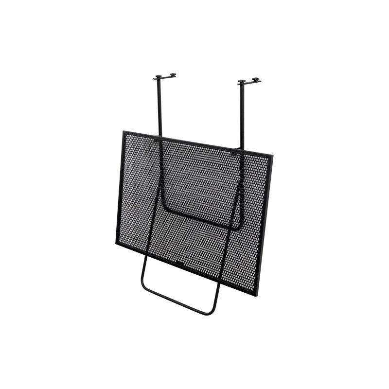 Tavolo Ribaltabile Da Balcone Giobbe Nero 70x45x52cm