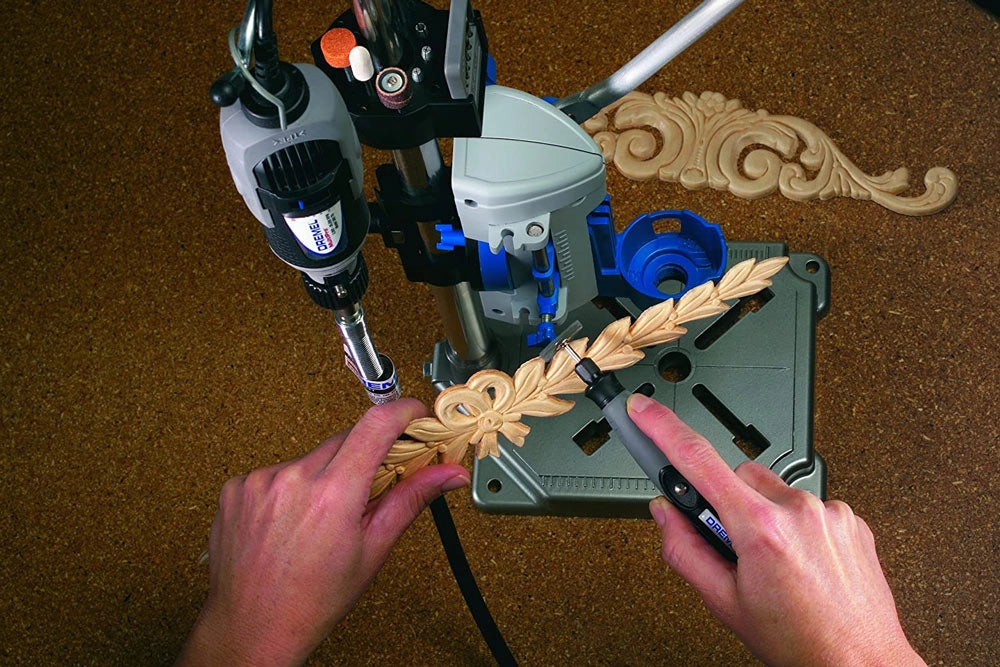 Workstation Dremel 220 Supporto Trapano a Colonna Stazione di Lavoro Orizzontale