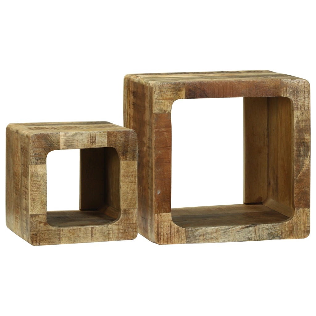 Mobile TV 36x36x30 cm in Legno Massello di Mango