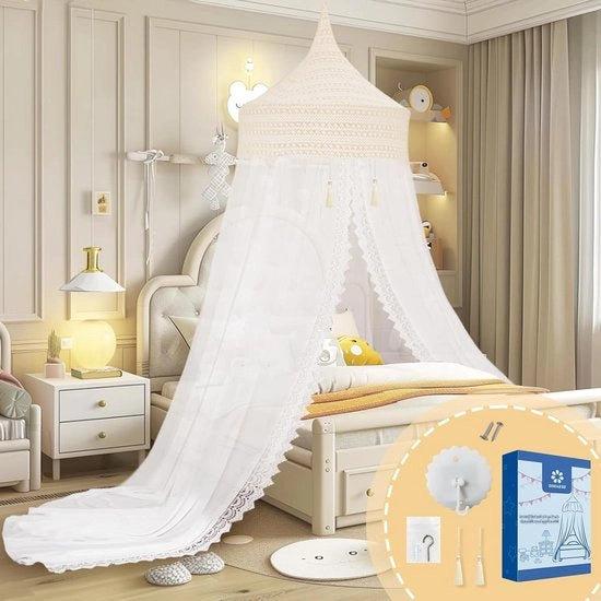 Tenda a baldacchino per bambini - camera da letto per bambini e camera da bambini - tenda per letto e letto a casa - decorazione per tenda da letto