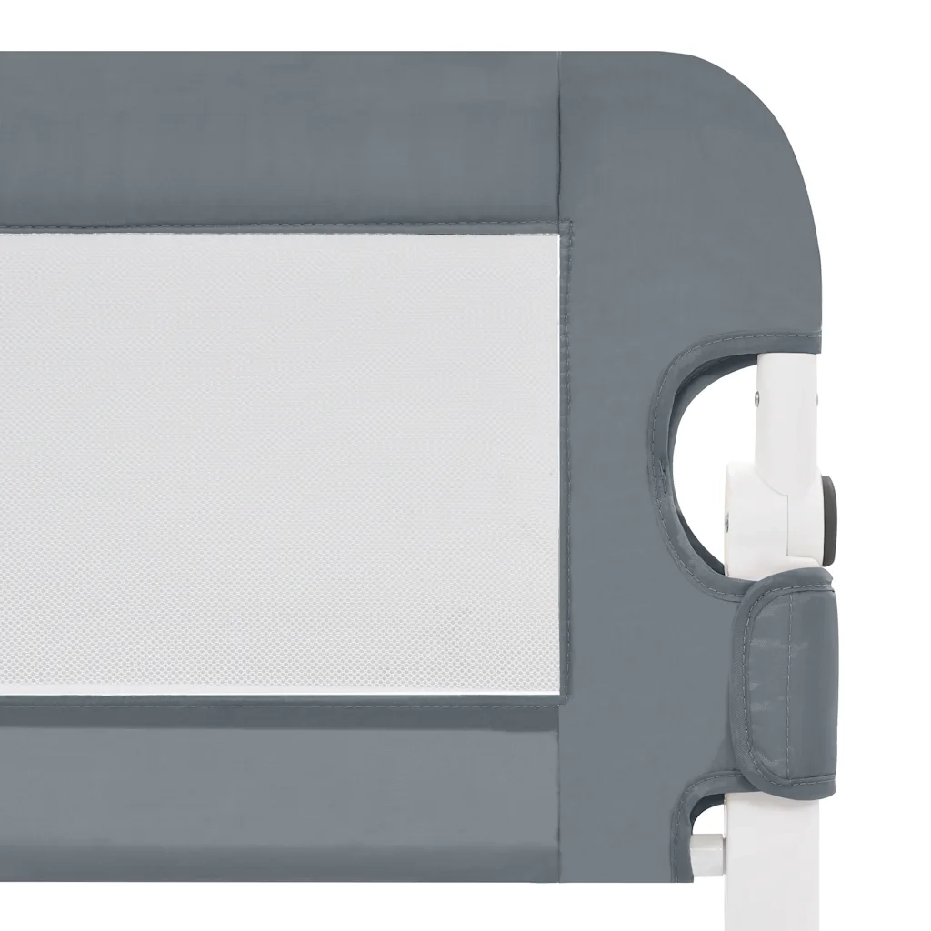 Sponde Letto di Sicurezza Bambini Grigio 120x42cm Poliestere CFW7261542