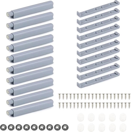 Deurpenner con Chiusura Softclose, Chiusura Magnetica per Armadi e Mobili - 10 Pezzi
