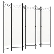 Paravento a 6 Pannelli Bianco 240x180 cm 320711