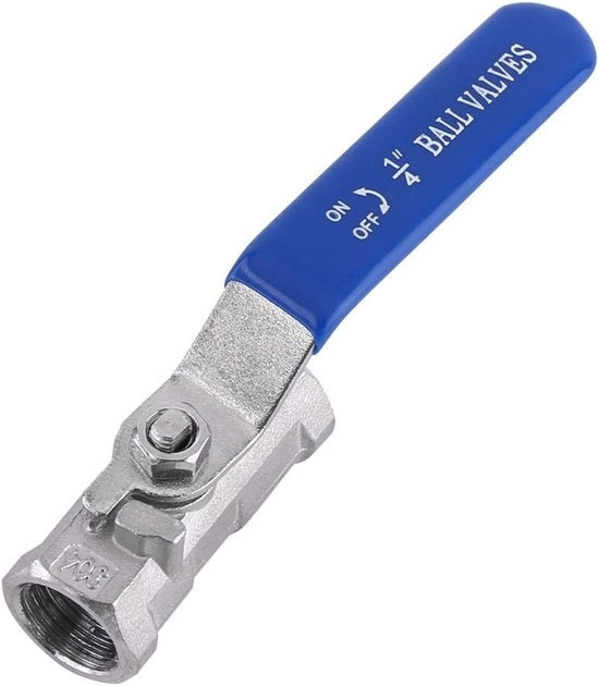 Valvola a sfera 304 acciaio inossidabile BSP cavo interno - comando manuale con manopola.