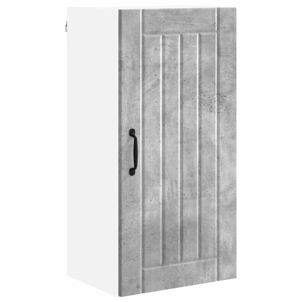 Armadietto a muro LUCCA Grigio Cemento 40 x 31 x 80 cm