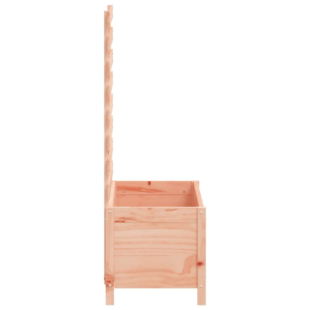 Fioriera Giardino con Rastrelliera-Vaso da Esterno-Contenitore per Piante 79x39,5x114cm Legno Douglas