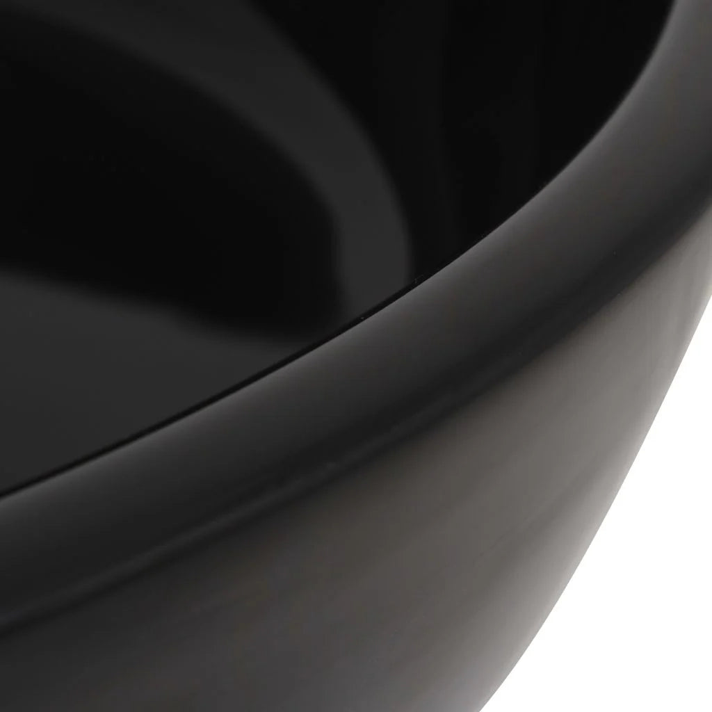 Lavabo tondo 42 x 12 cm ceramica nera 02_0002540