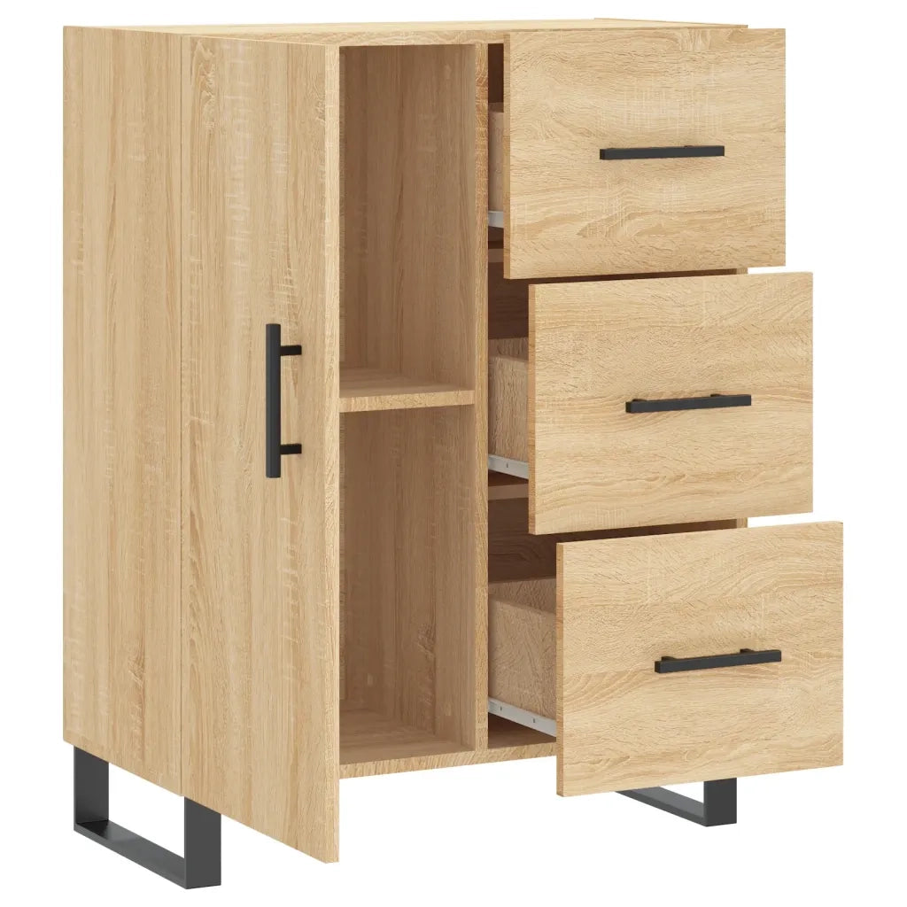 vidaXL Credenza Rovere Sonoma 69,5x34x90 cm in Legno Multistrato