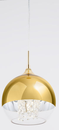 Lampada pendente Pendant in Metallo Fermi Oro