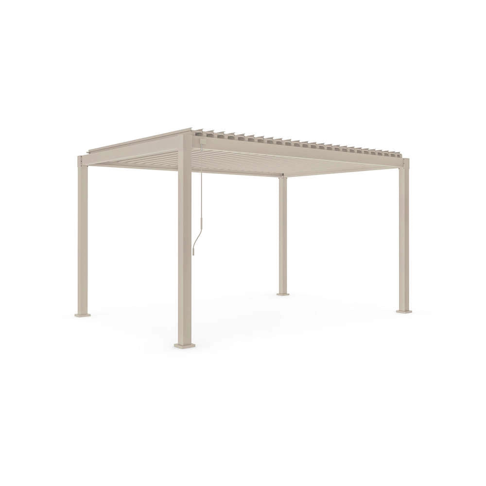 Pergola da Giardino in Acciaio Tetto Lamellare 3x4 Garda Bizzotto