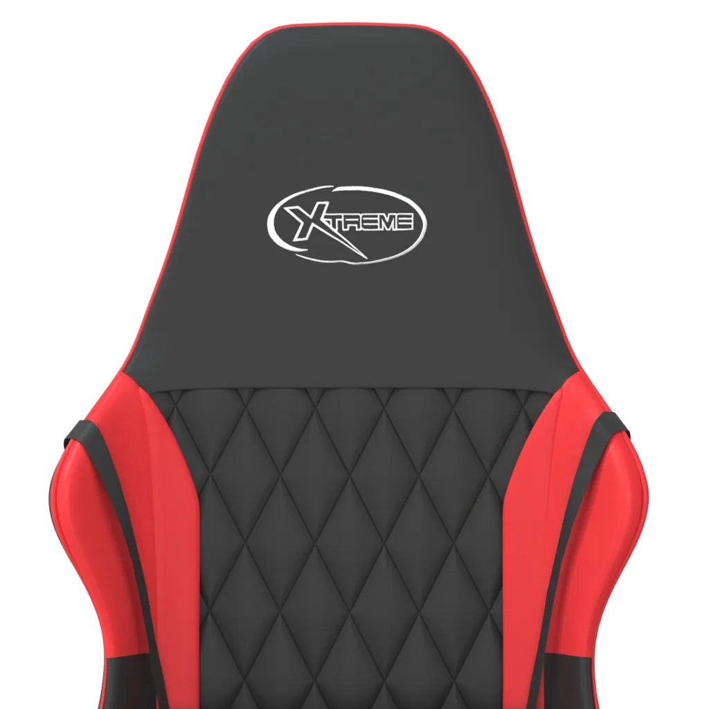 Sedia da Gaming | Sedia da e-sports Nera e Rossa in Similpelle