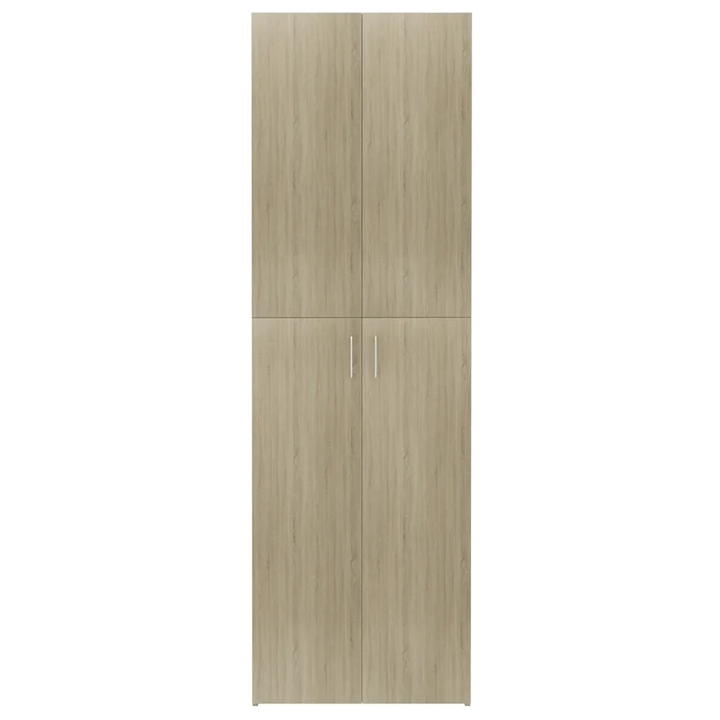 Armadio per Ufficio Rovere Sonoma 60x32x190cm Legno Multistrato