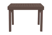 Tavolo Allungabile da Giardino 106/212x75x75 cm Capannori in Alluminio Chocolate