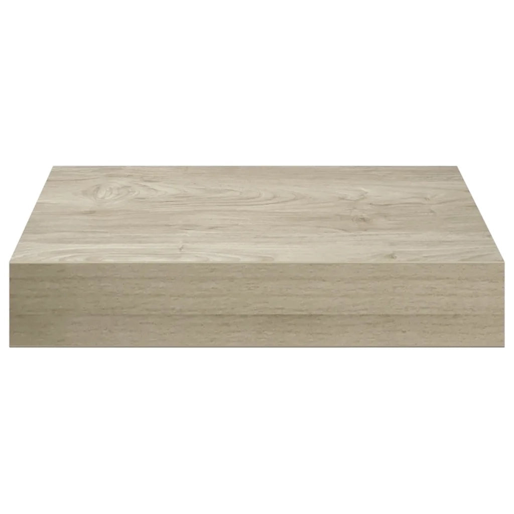 Scaffali a Parete 4 pz Rovere 23x23,5x3,8 cm in MDF