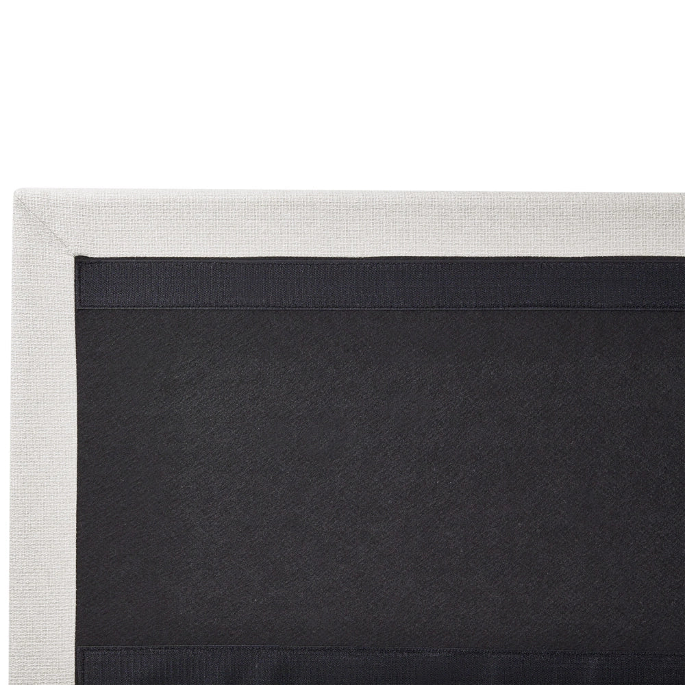 Letto a doghe Beige Poliestere Tessuto Imbottito 180 x 200 cm EU Matrimoniale Design Moderno
