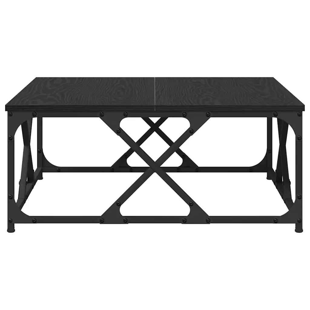 Tavolino da salotto Rovere Nero 70 x 70 x 30 cm 882774