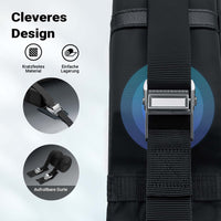 2x Barre portatutto per auto, barre morbide portapacchi universali, capacità 75 kg, per surf, kayak, sci