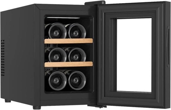 Frigorifero per Vino - Contenitore per Vino - Raffreddatore per Vino - Contenitore per Flessi - Nero